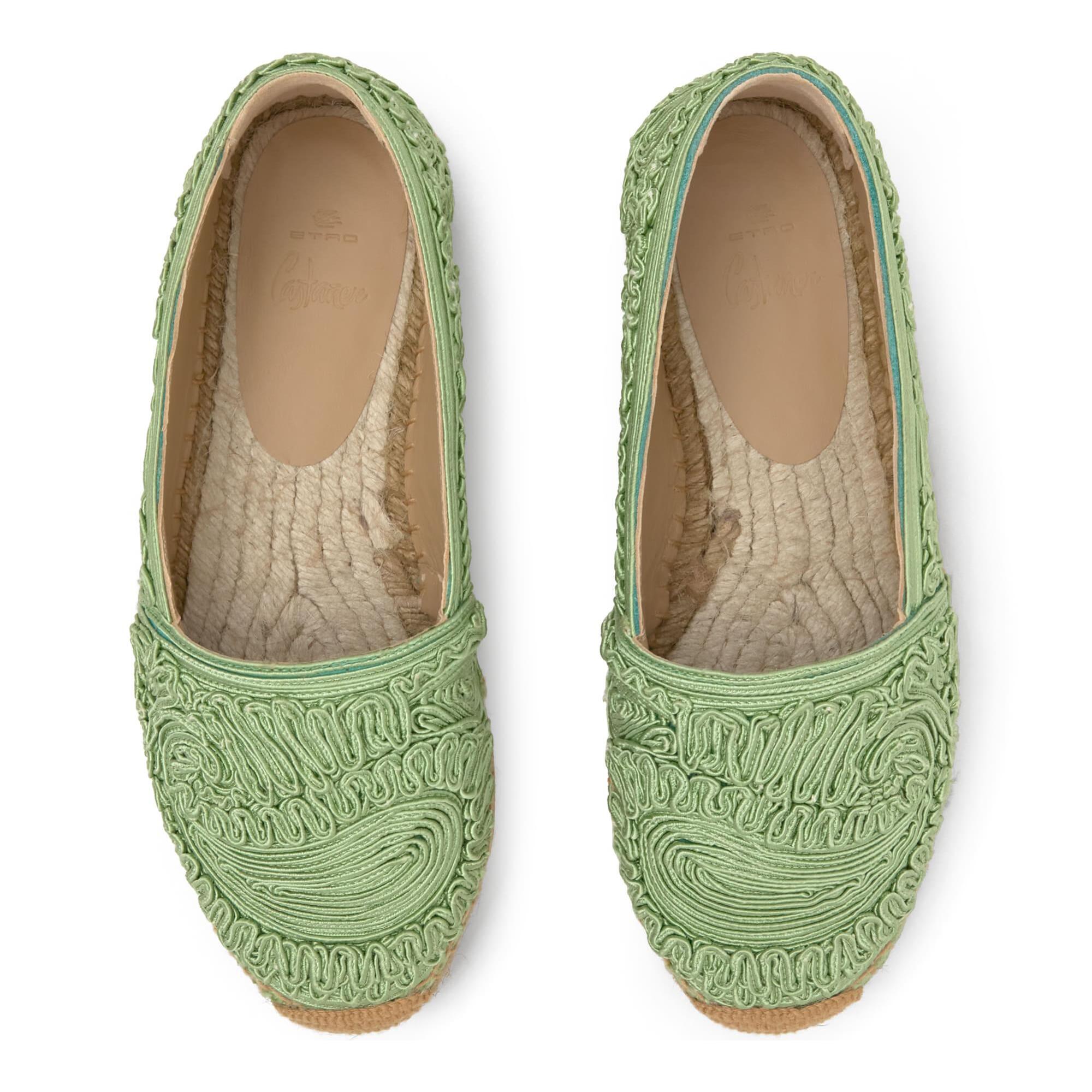 Alpargata plana Kenda Paisley en el paisley de cordela de rayón by ETRO