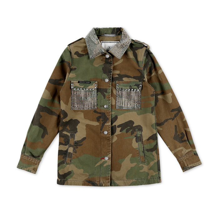 PHILIPP PLEIN Parka CAMOUFLAGE
