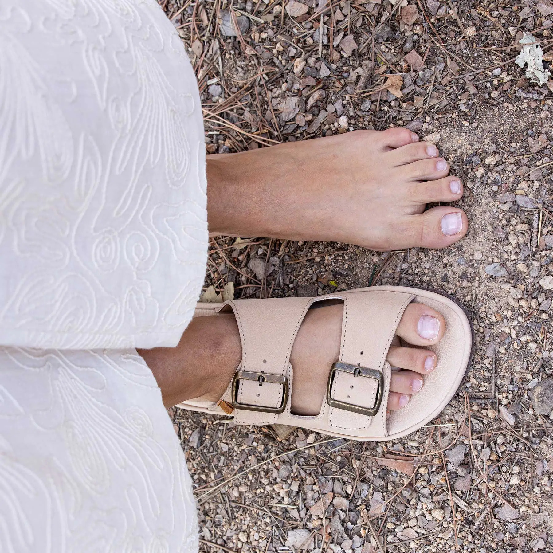 Sandalias N5682 NOBUCK LAVADO MALVA/ BARE SANDALS color Malva