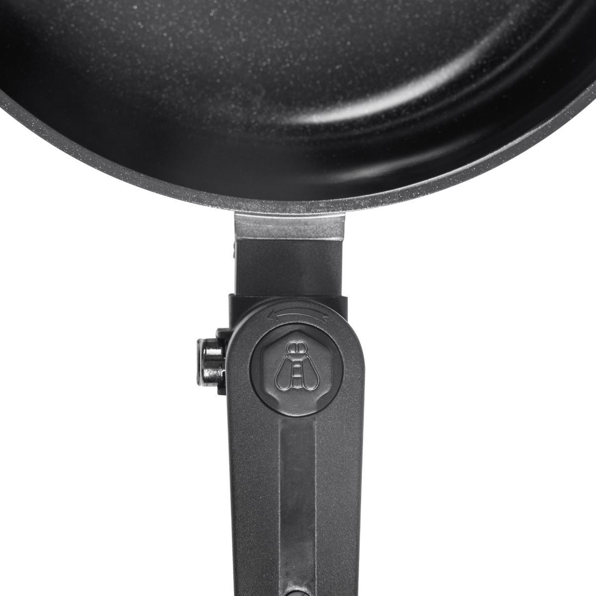 Grill 28 cm avec manche repliable - Transformer