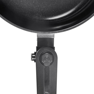 Grill 28 cm avec manche repliable - Transformer