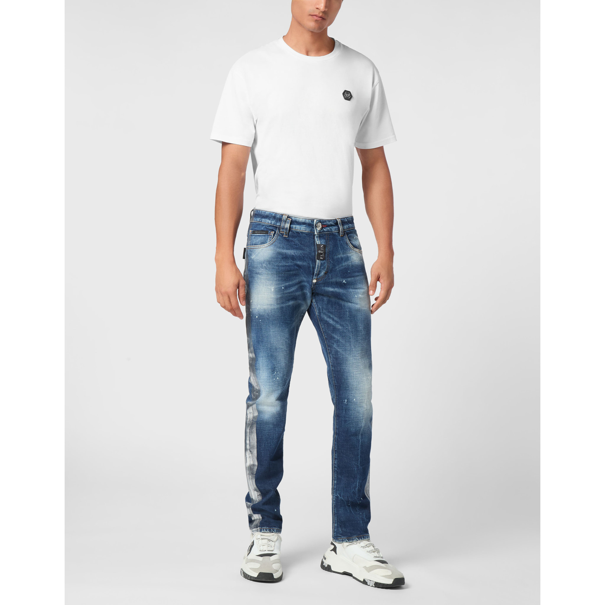 PHILIPP PLEIN Vaqueros de corte recto PAISLEY