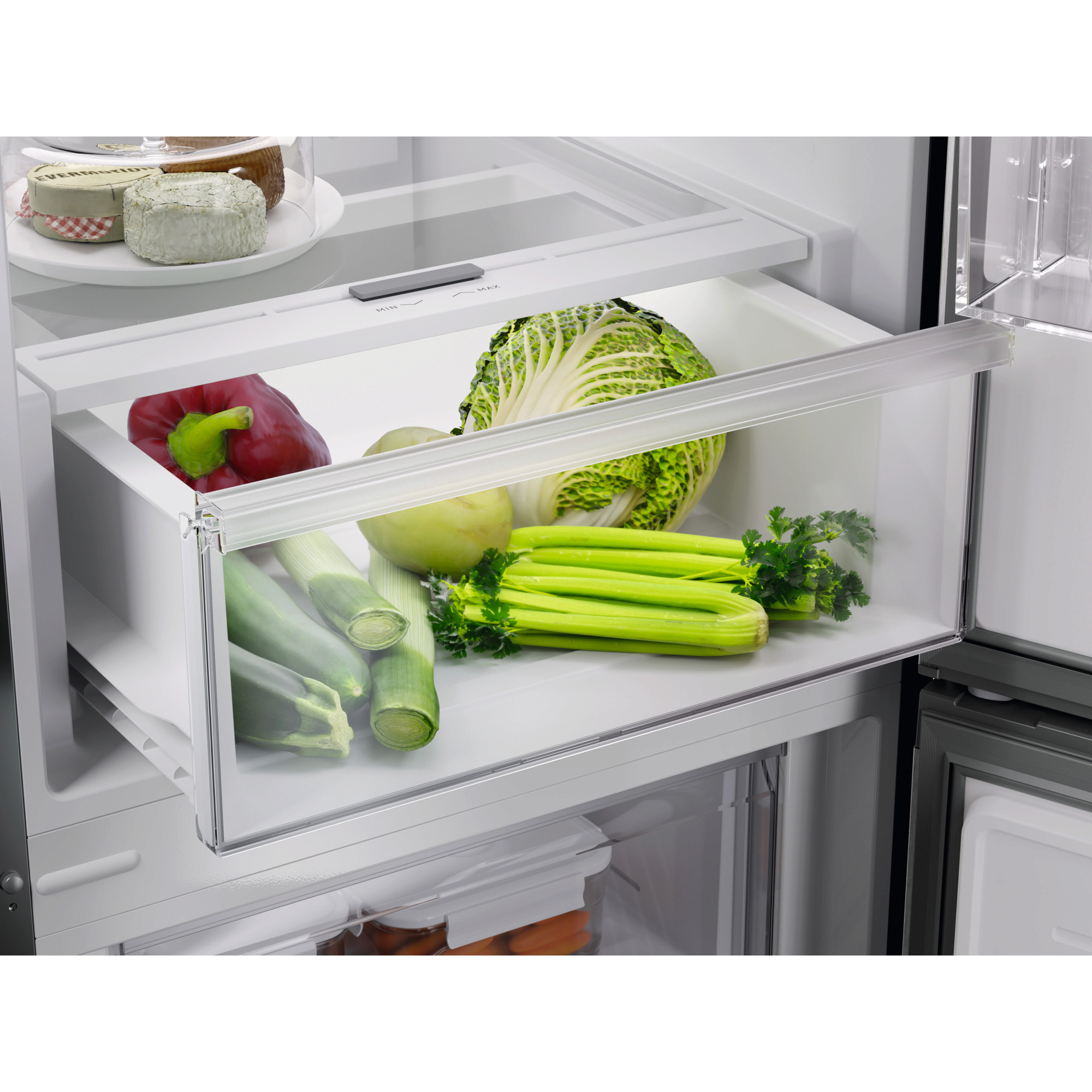 AEG Frigorífico combi de libre instalación Serie 6000 TwinTech® Total No Frost de 187 cm ORC6N321DS