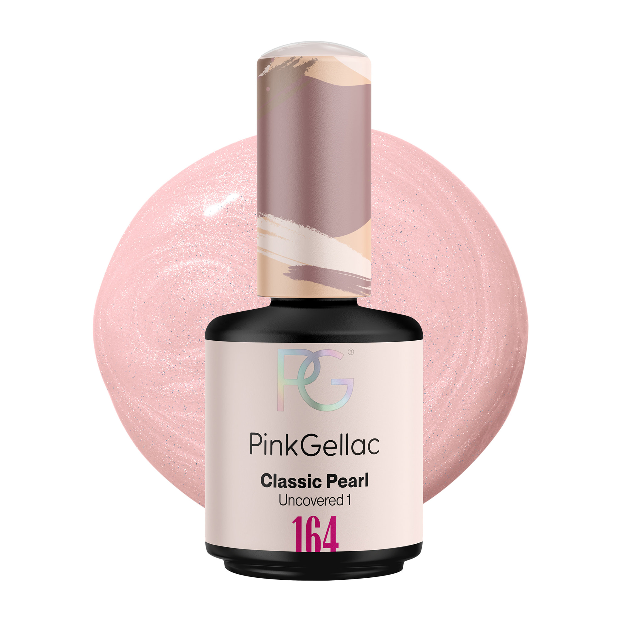 Vernis semi-permanent - 164 Classic Pearl - 15 ml