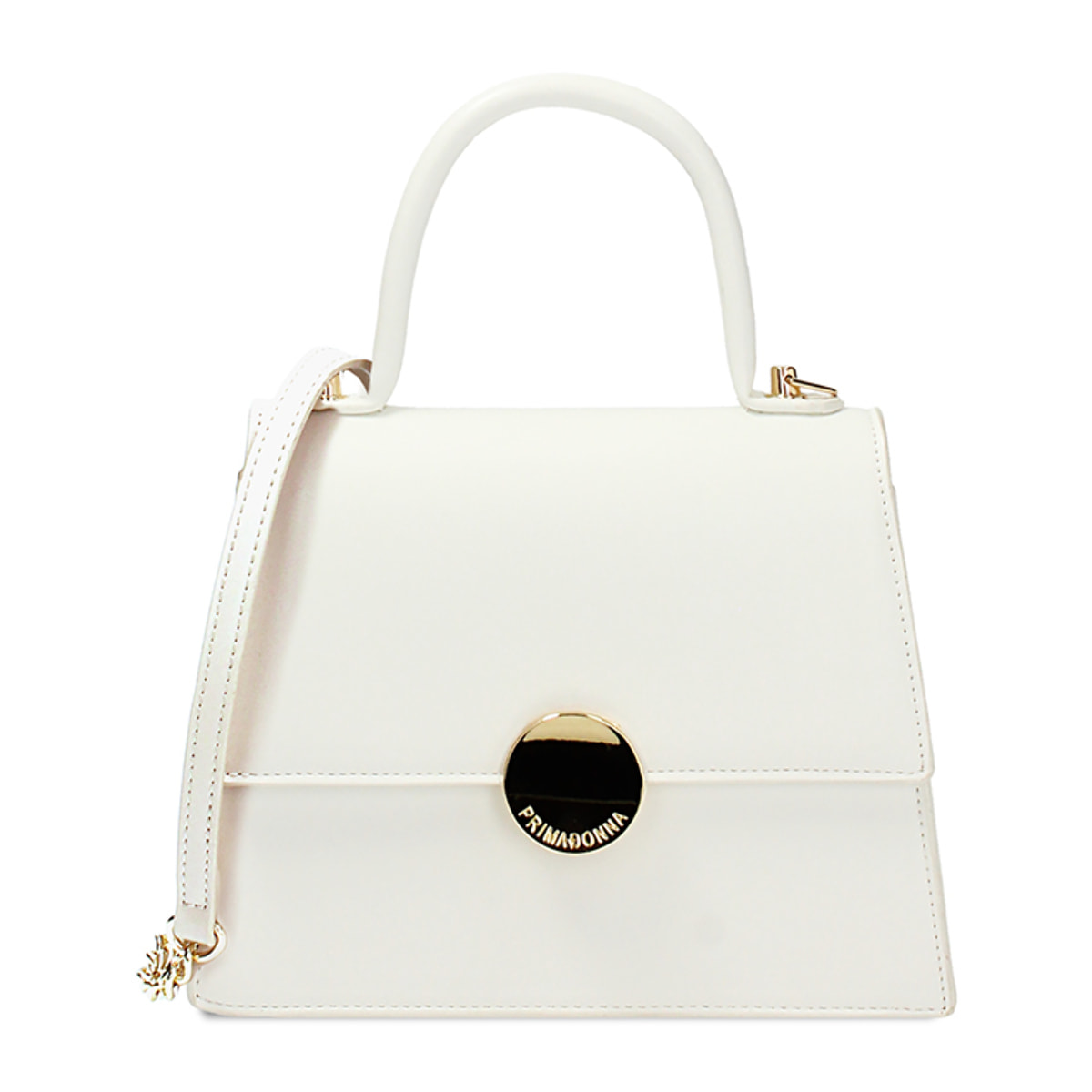 Minibolsa blanca con clip