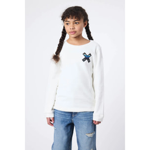 SUDADERA KIDS CLASSIC BLANCO ROTO
