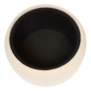 Pouf Coffre Elior 60x40cm Creme