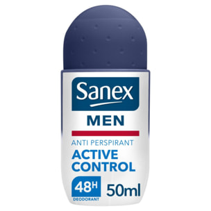 Pack de 6 - Sanex Déodorant Anti-transpirant Homme Men Dermo 48h bille - 50ml