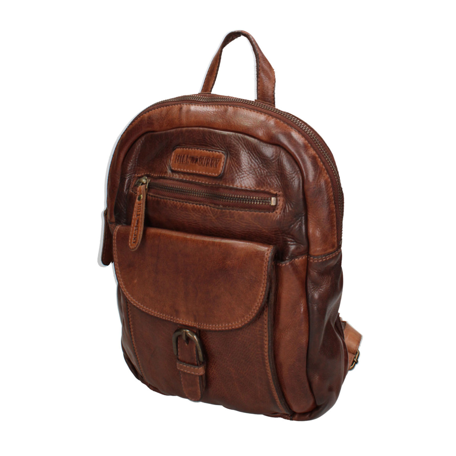 Zaino  da uomo In Vera pelle Made in Italy 24x27x9 cm