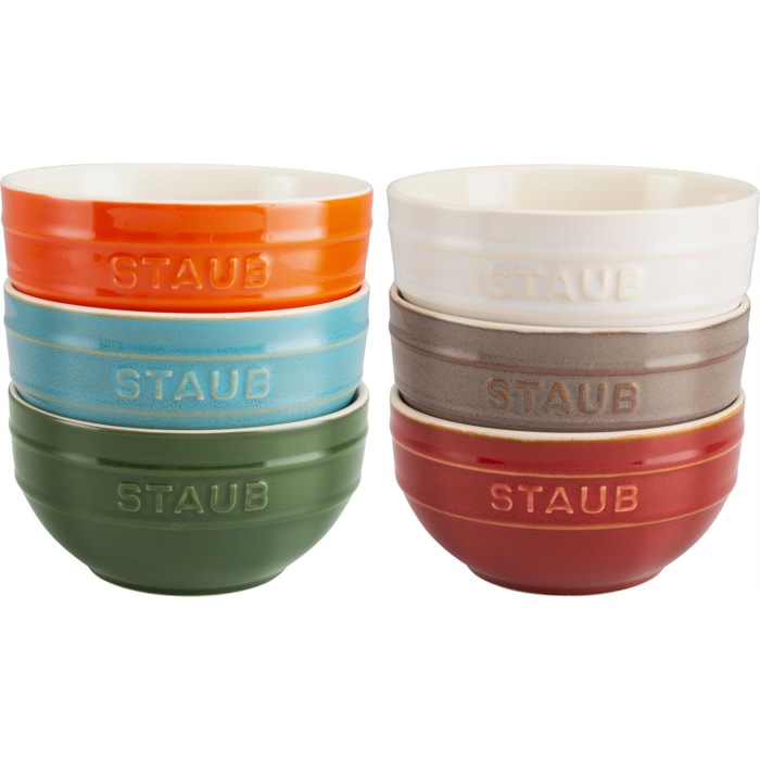 Lot de bols arc-en-ciel 14 cm / 6-pcs