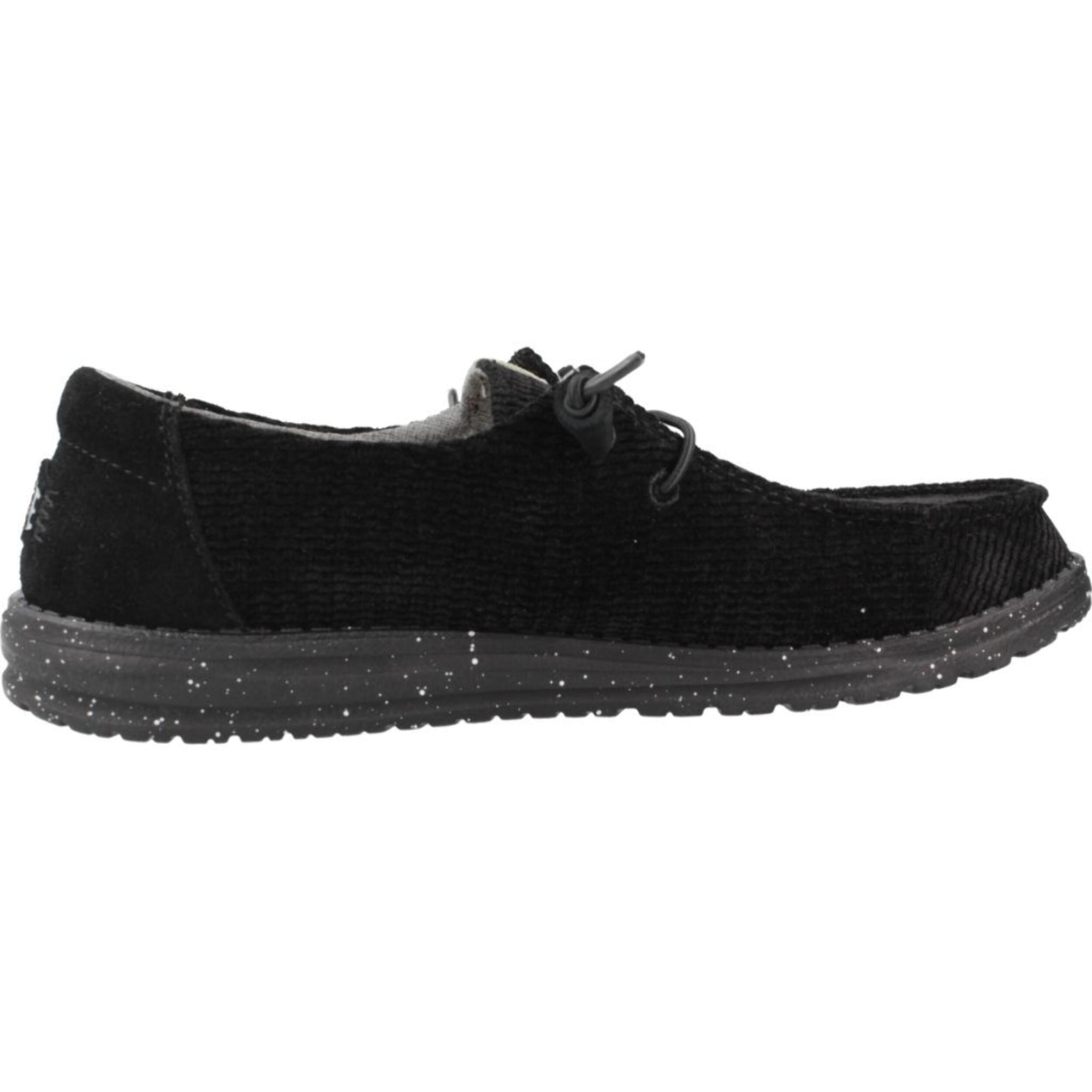 Zapatos Casual Mujer de la marca HEY DUDE  modelo WAVE CORDUROY NEGRO