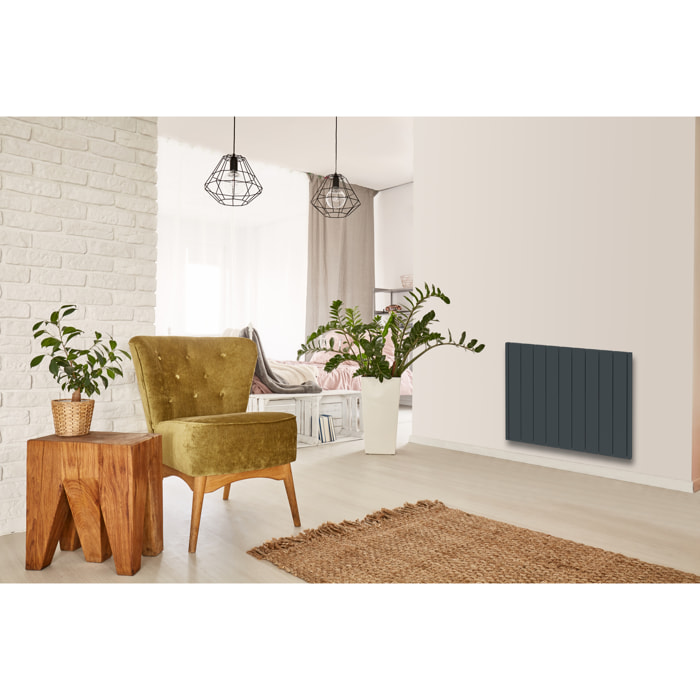 Radiateur inertie Ceramique Gris 2000w