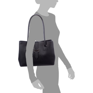 Auditore bolso Tote mujer, piel auténtica Dollaro.