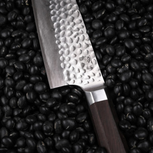 Cuchillo cocinero martillado "Kiritsuke" | acero 440C | L: 21 cm