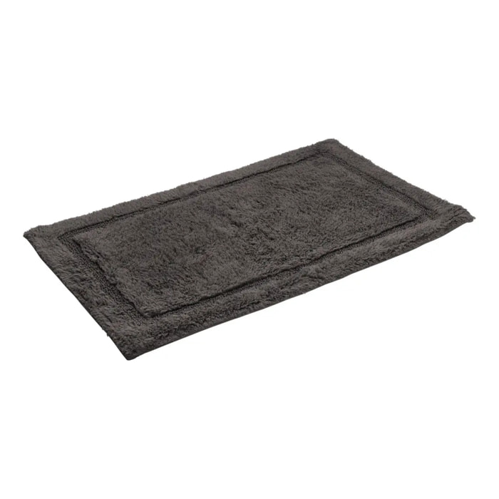 Tapis de bain fluffy Colorama 50x75cm gris