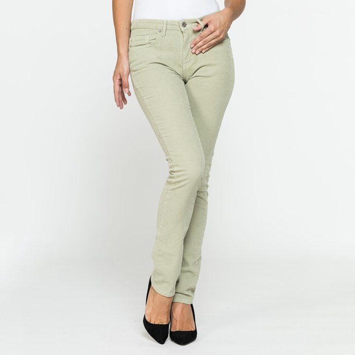 PANTALONE 5 TASCHE MOD. 752 IN VELLUTO STRETCH