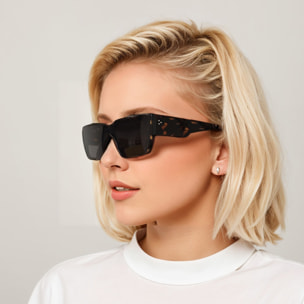 Occhiali da sole OCEAN NEW ERA 1 - montatura con aste marrone tartarugata con lenti fumé