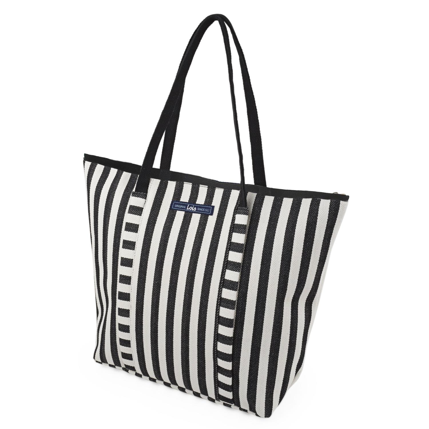 Bolso De Playa Lois Sechelt Negro