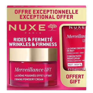 Merveillance Lift - Coffret Crème Poudrée Effet Liftant 50 ml + Crème Concentrée de Nuit 15 ml