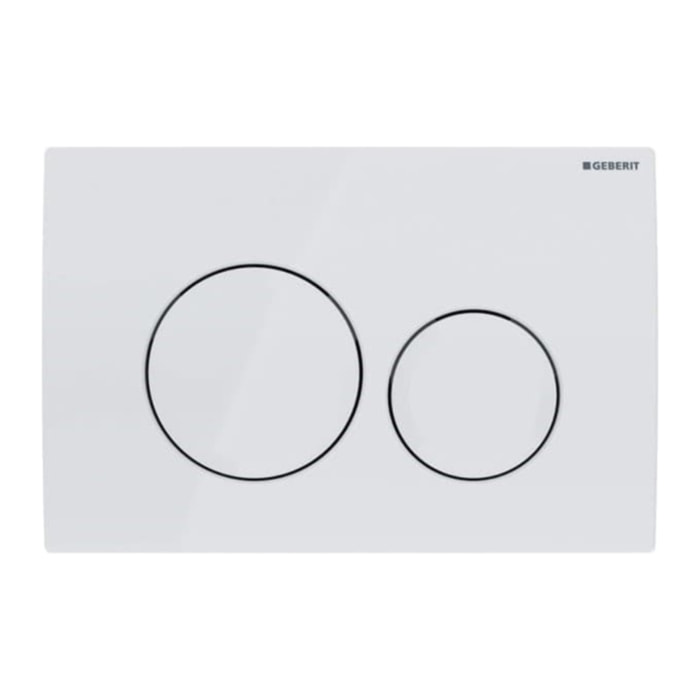 Pack Bâti-support Duofix 112cm + Plaque de commande Delta20 blanc alpin + fixations murales (458.134.11.3)