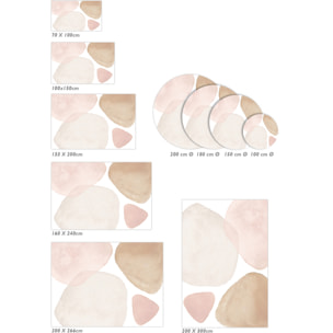 Alfombra de vinilo CERAMIKO, Katia, diseño moderno 133x200 cm