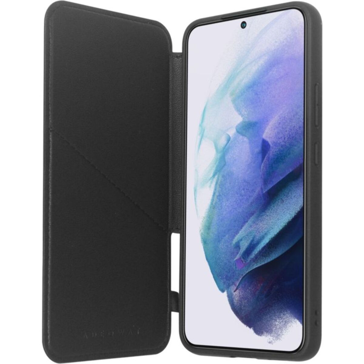 Etui ADEQWAT Samsung S22+ Cuir noir