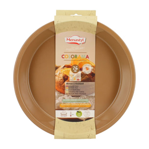 Moule à manqué en acier carbone marron 26cm COLORAMA