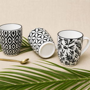 Lot de 6 mugs, SAVANA
