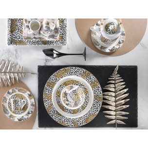 Set tè Togo con teiera e tazze in new bone china