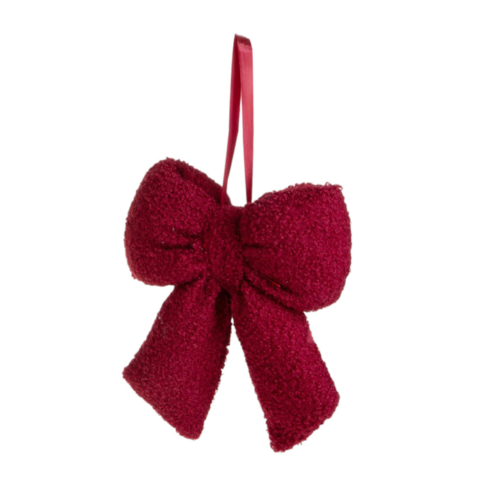 Fiocco natale lana - Pezzi 4 - ROSSO - Bianchi Dino SpA