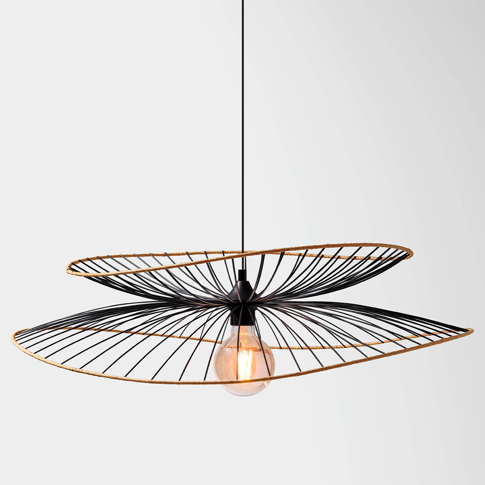 Lámpara de suspensión alara metal negro d 69,5