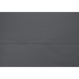 Completo Lenzuola Estate/Inverno 100% Raso Cotone Tinta Unita Grigio 04 GI