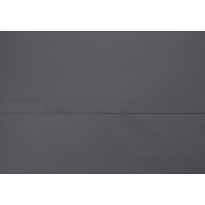 Completo Lenzuola Estate/Inverno 100% Raso Cotone Tinta Unita Grigio 04 GI
