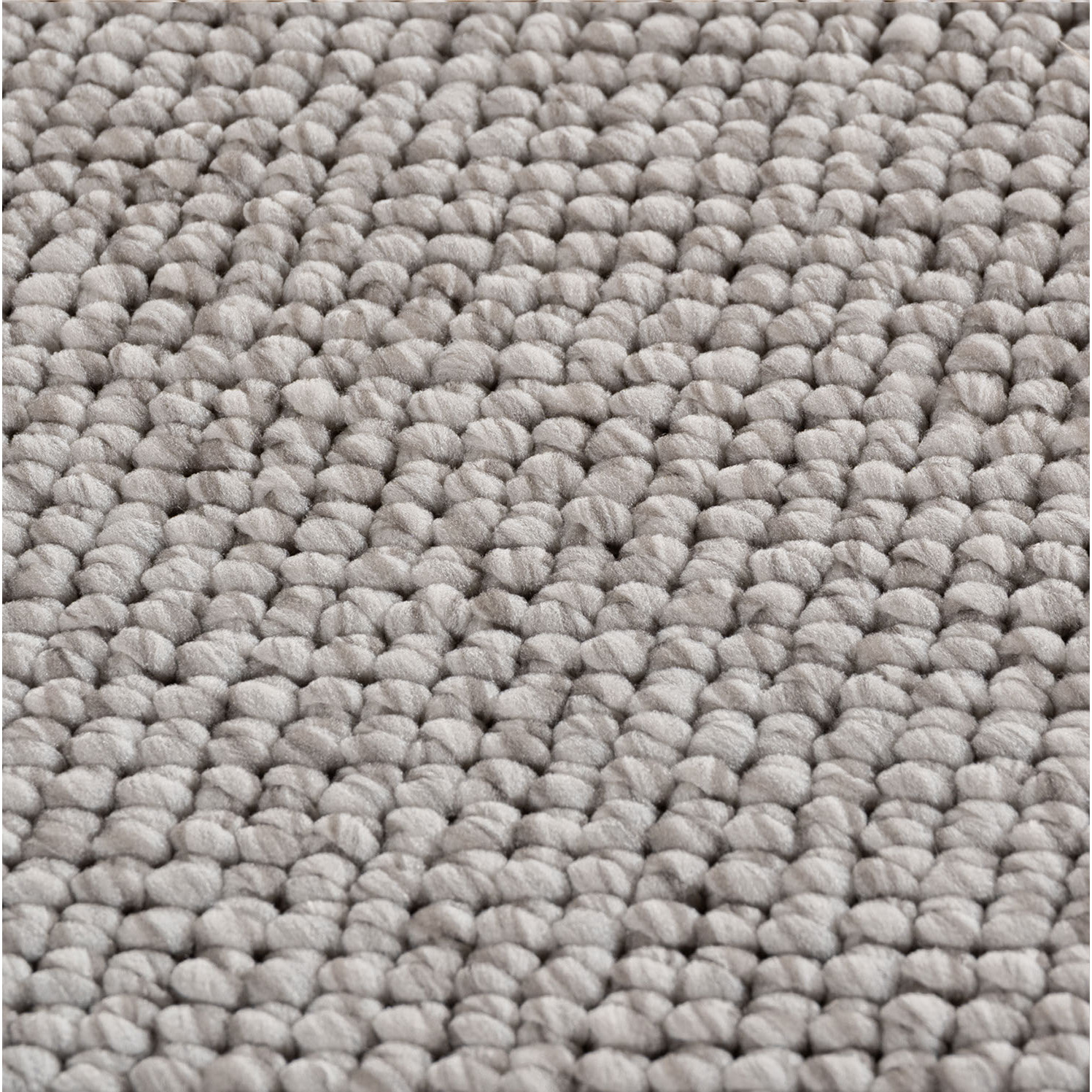 HELIX - Tapis moderne rond effet laine bouclé gris