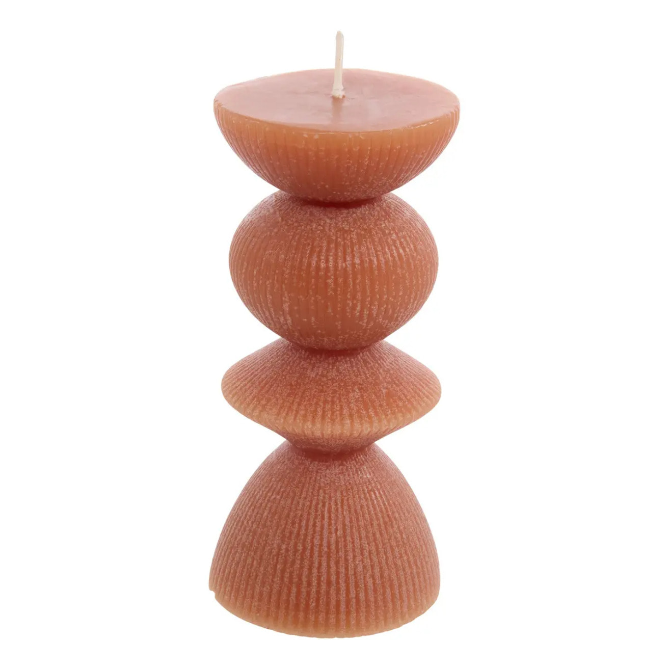 Bougie décorative Homy ronde H.15cm