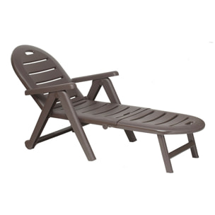Tumbona de jardín caiman wengue