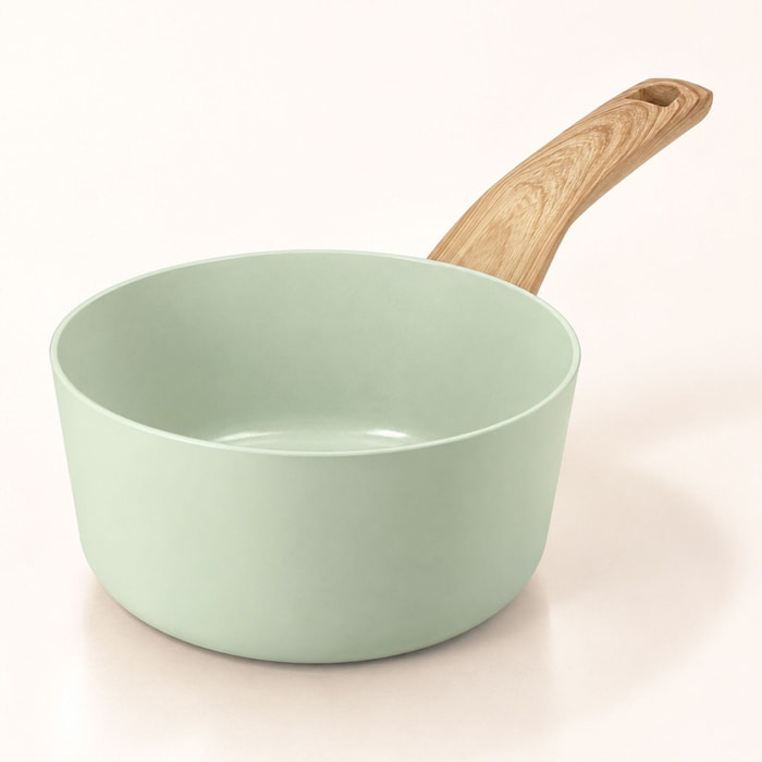 Casserole 16cm avec revêtement céramique céladon - tous feux COLORAMA
