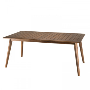 VICTOIRE - Table de jardin 8/10 personnes - extensible 180/240x100x75 cm en bois Acacia