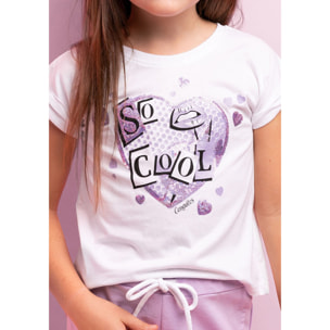 Camiseta De Niña Cool Lentejuelas