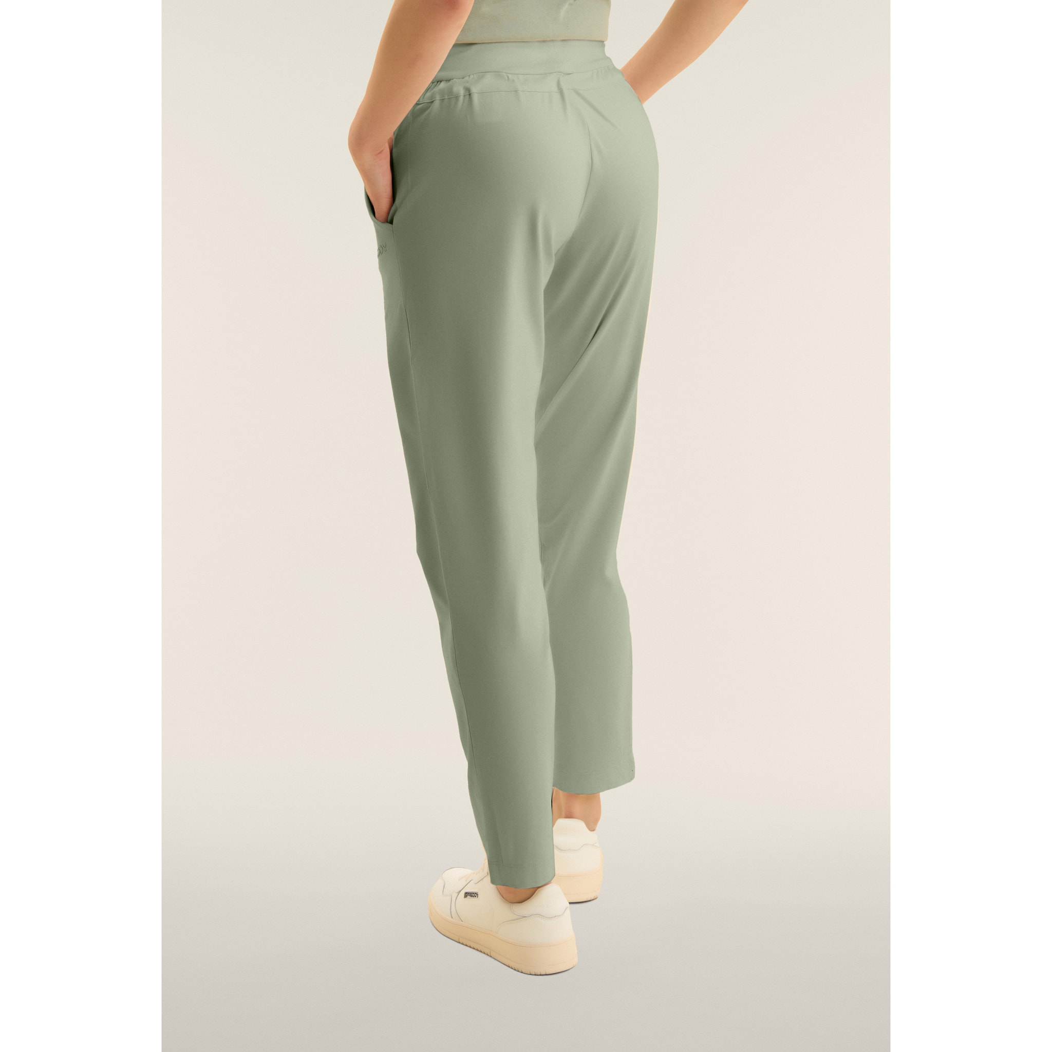 Pantaloni Sportivi con Coulisse in Jersey Elasticizzato