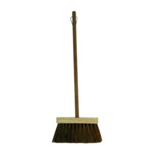 Balayette en Coco manche vertical Hauteur 52cm Marron MSV