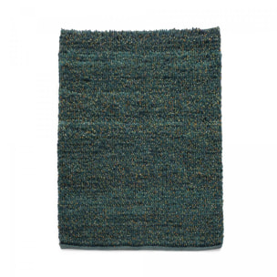 Tapis salon et chambre tissé en laine motif uni HAKA