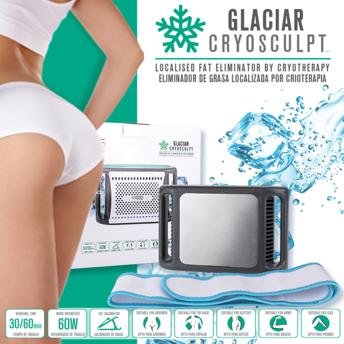 Criolipolisis Glaciar Cryosculpt