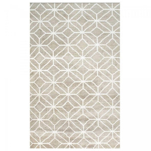 Tapis salon et chambre fait main en laine motif scandinave LUTA