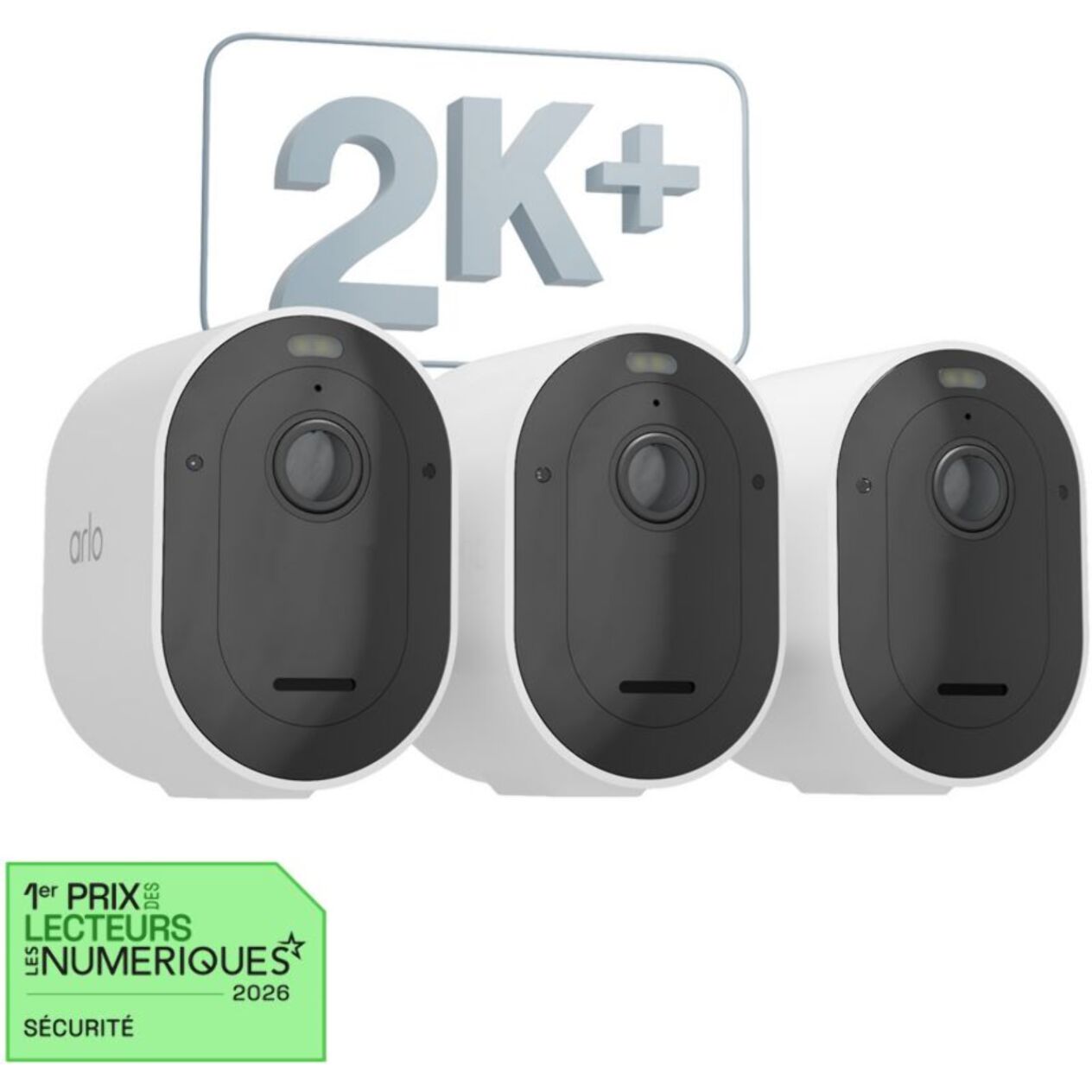 Caméra de surveillance ARLO 3 caméras Pro 5 2K+ Spotlight