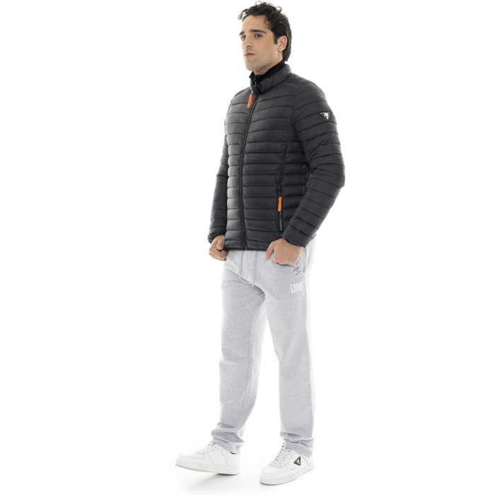 Plumífero de invierno para hombre 'Basic' con cremallera y capucha