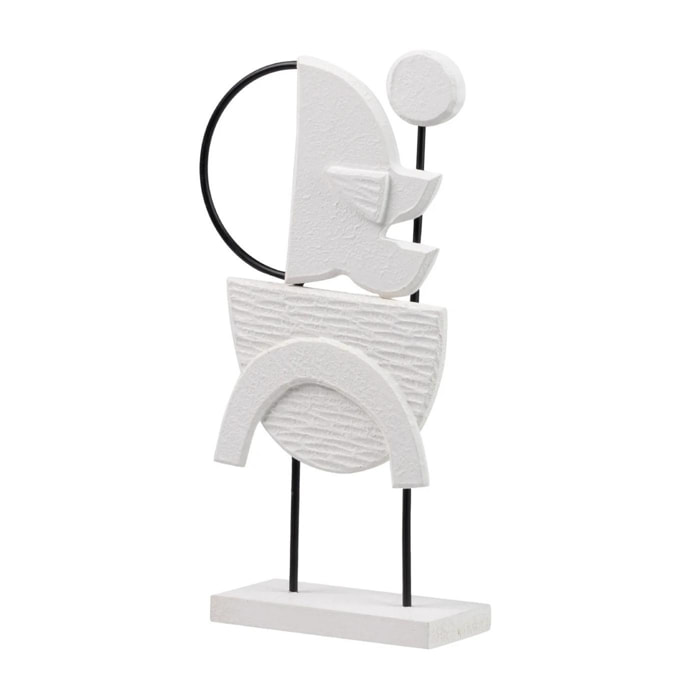 Figura Decoration Madera Metal 16x7x31 Cm