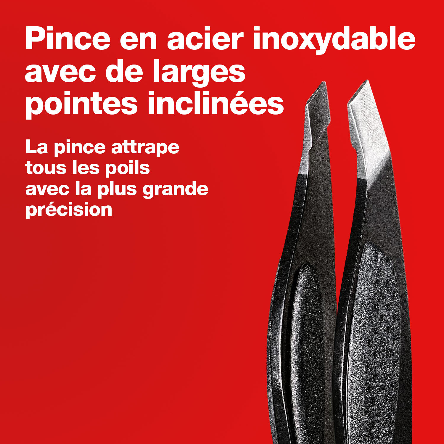 Pince à Épiler Confort + Contrôle - Pince à Epiler à Large Prise