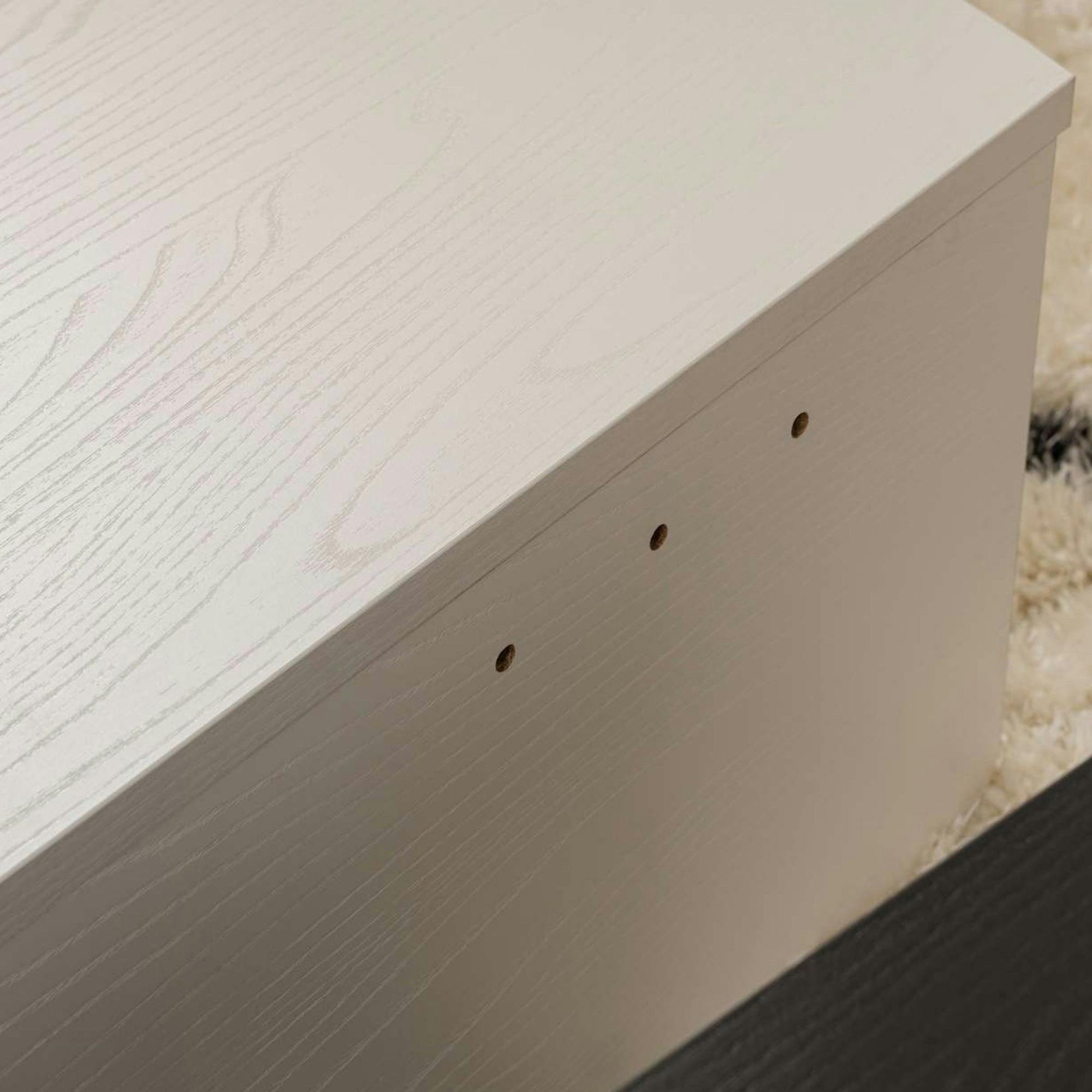 Table basse moderne noire & blanche - 2 hauteurs MARFA