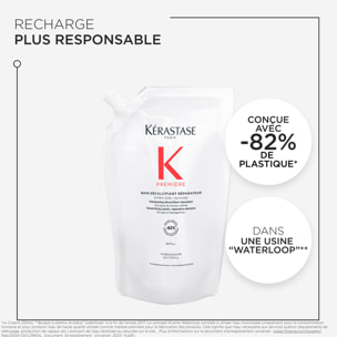 Premiere - Recharge Shampoing décalcifiant réparateur pour cheveux abîmés